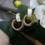 Sparkly Triple Hoop Clip on Earrings