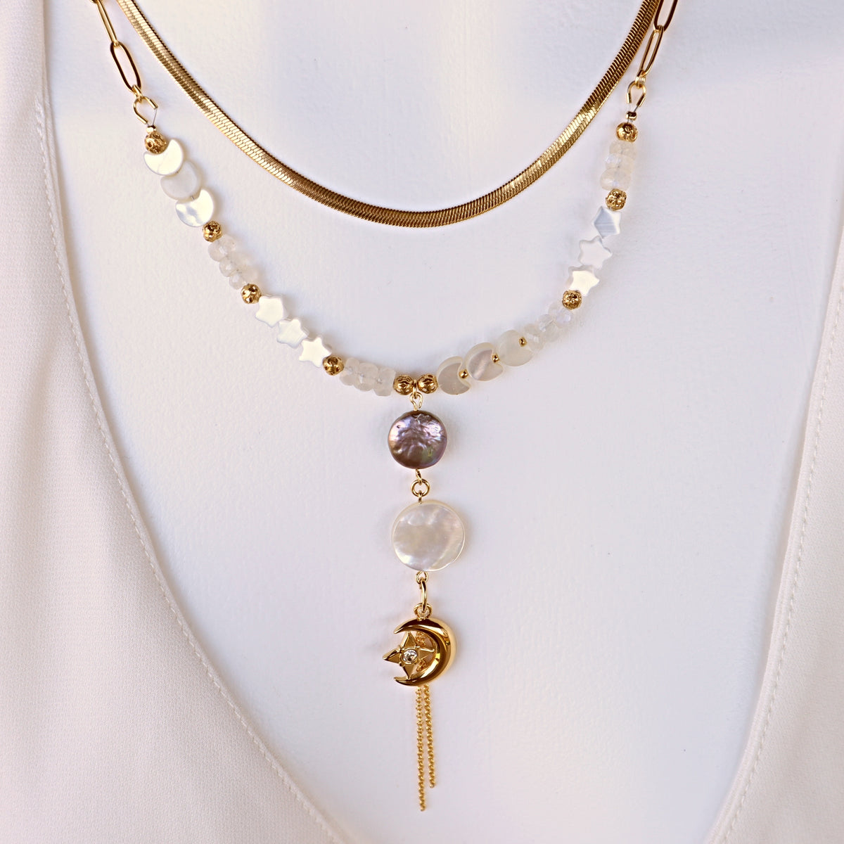 Moonstone Celestial Necklace