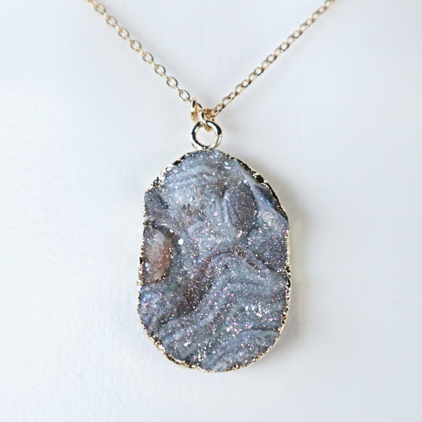 Druzy Agate Necklace