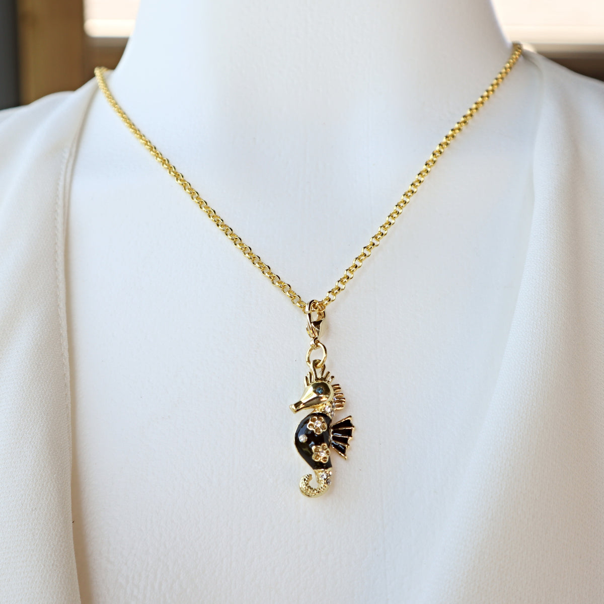 Seahorse Charm Necklace