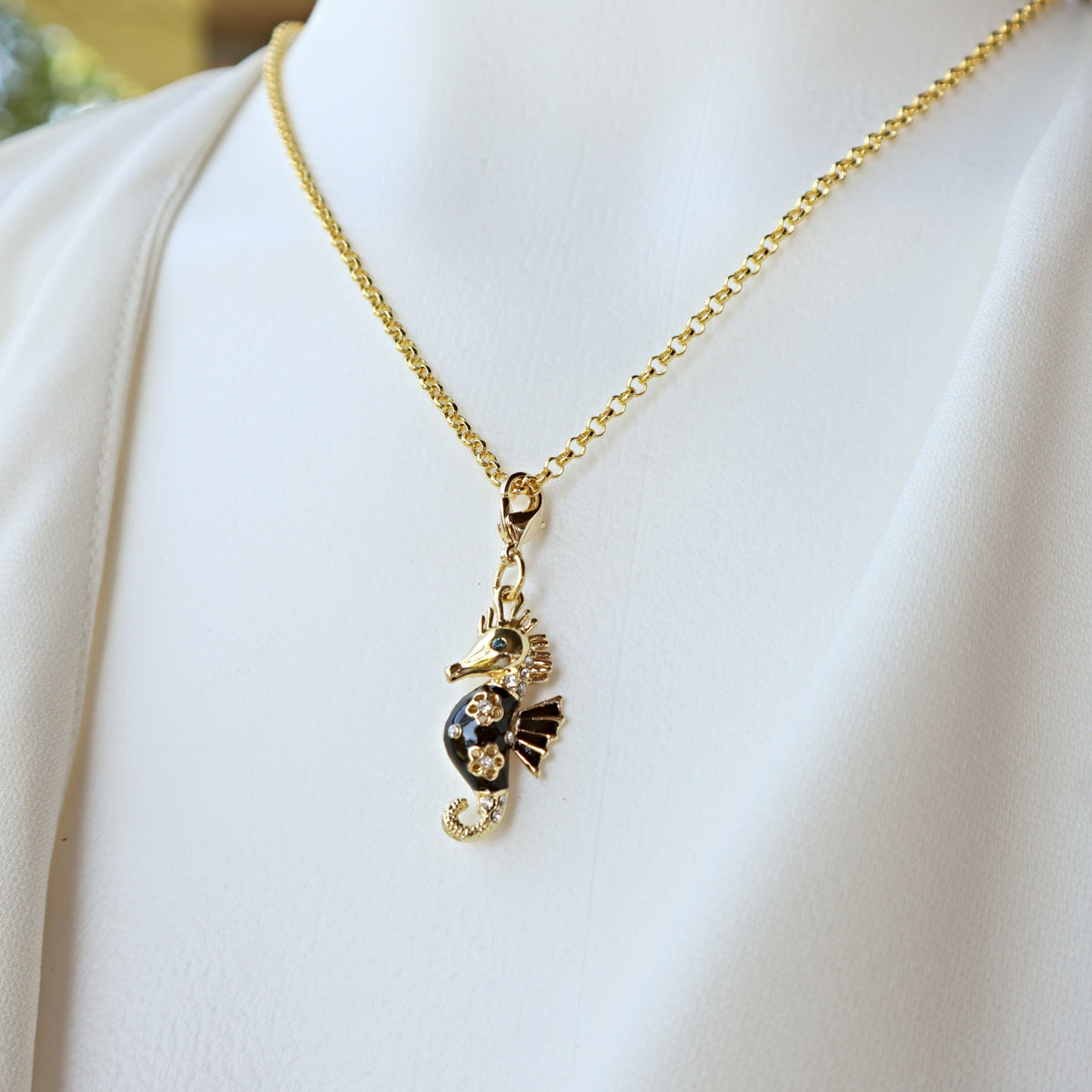 Seahorse Charm Necklace