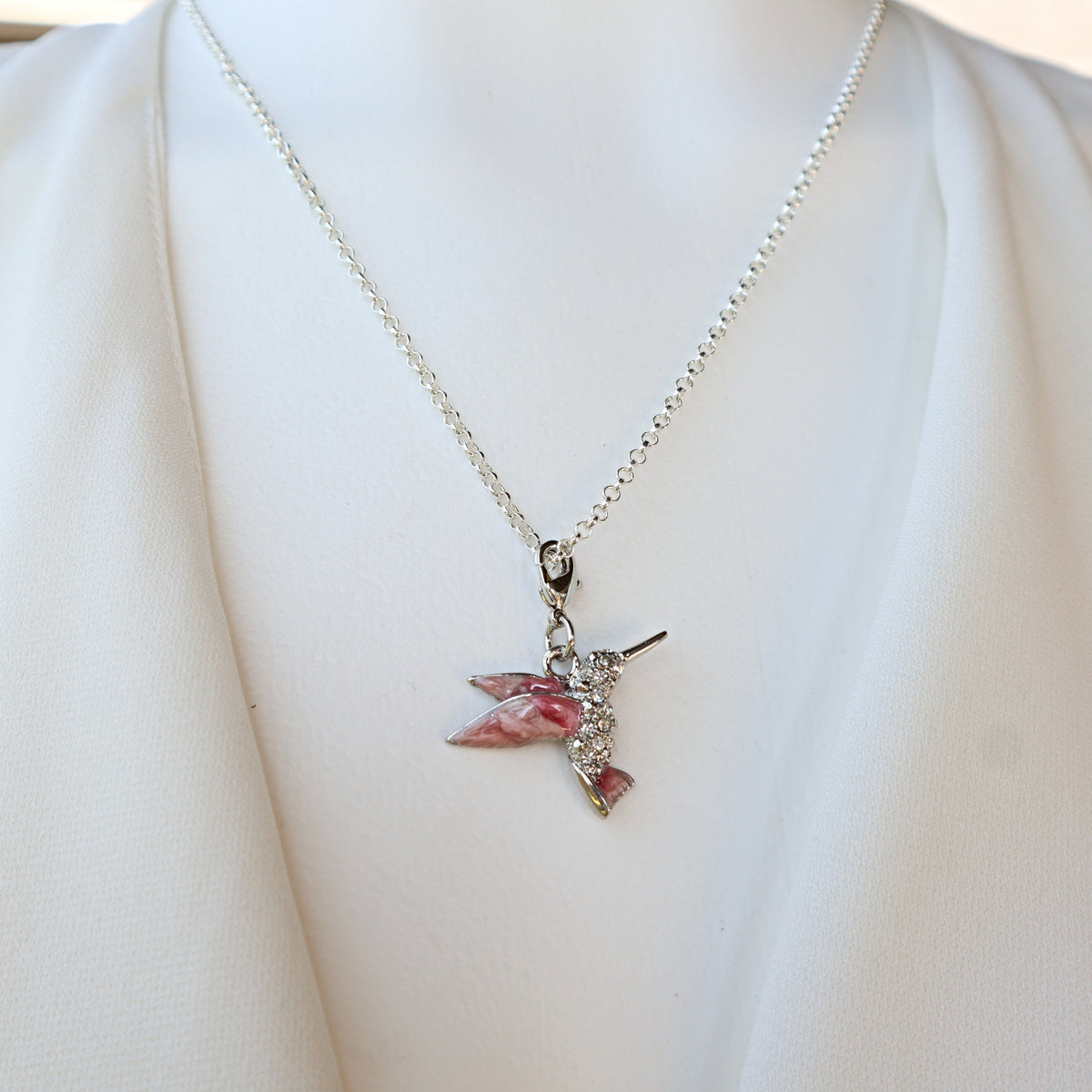 Hummingbird Charm Necklace