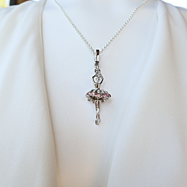 Ballerina Charm Necklace