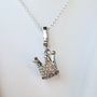 Crown charm necklace