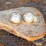 Faux Pearl Non Pierced Studs