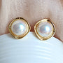 Pearl-Clip-on-Studs-14k gold plated