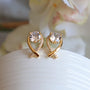 Sparkling Diamond Clip on Earrings